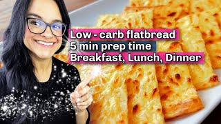 Low Carb Flatbread | Delicious | Easy Keto Bread | Breakfast Lunch Dinner | Gluten Free | Carnivore