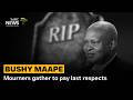Bushy Maape | Mourners gather to pay last respects