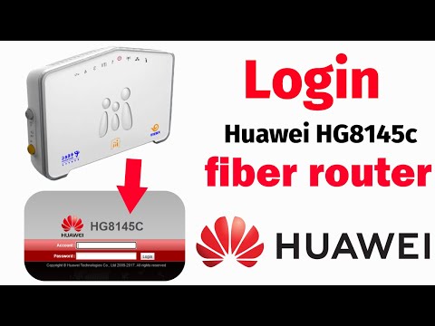 how to open huawei router settings | epon Huawei HG8145c