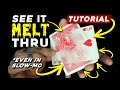 Crazy visual penetrating card trick  tutorial