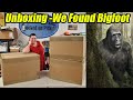 During an UNBOXING -We Found Bigfoot! Unboxing Amazon overstock - Reselling Online