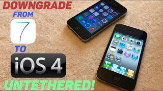 Downgrade iPhone 4 to iOS 4 Without SSH Blobs (UNTETHERED) - Apple Demo