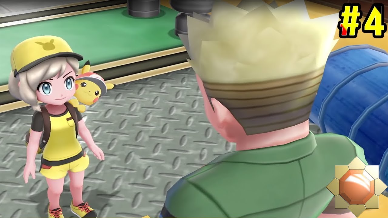 QUESTO CAPOPALESTRA È FORTISSIMO!!! MEDAGLIA TUONO POKEMON LET'S GO PIKACHU GAME PLAY ITALIANO #4