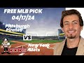 MLB Picks and Predictions - Pittsburgh Pirates vs New York Mets, 4/17/24 Free Best Bets & Odds