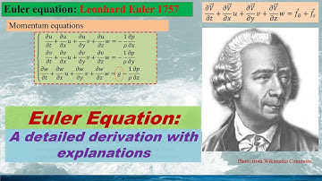 Euler equation: a derivation with detailed explanations (please watch the new corrected version )
