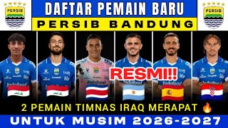 INSANE 🔥 PERSIB'S NEW PLAYER LIST 2026 | PERSIB'S NEW FOREIGN PLAYERS 2026 | PERSIB FOREIGN PLAYE...