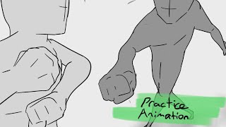 Sakuga animation Practice: Group fight