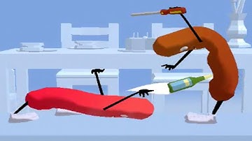 Sausage Fight - Gameplay Walkthrough - All Levels (IOS, Android)