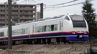 特急しらゆき4号上越妙高行きE653系H204編成　信越本線上り54M【4K】