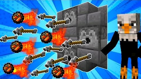 How to build a machine gun in Minecraft (no mods and add-ons)