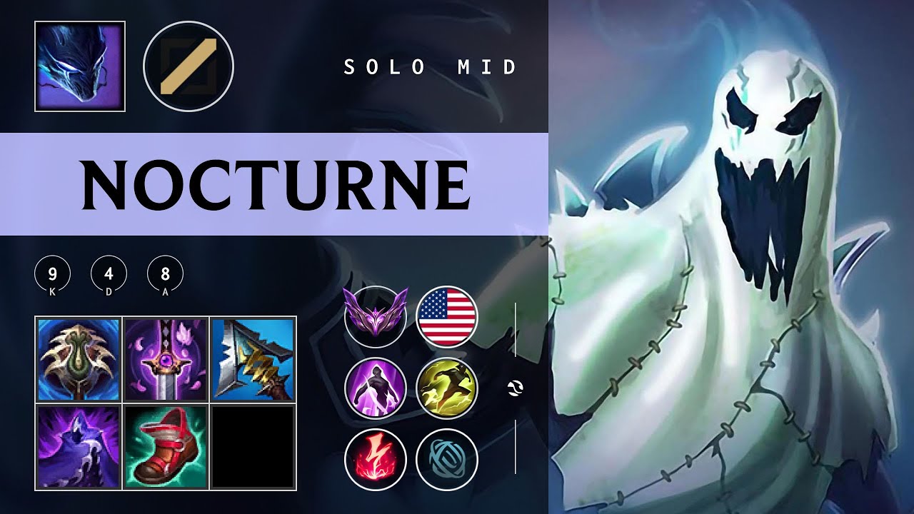 Nocturne Mid vs Fizz - NA Master Patch 25.24