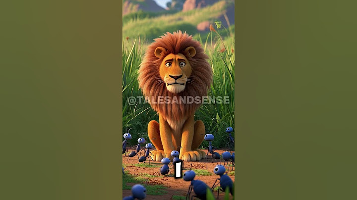 A Tiny Ant Saved the King of the Jungle 🐜🦁 | 60-Second Animal Tale with a Twist! #truestory