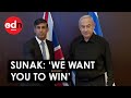 UK Prime Minister Rishi Sunak Tells Israel ‘We Want You to Win’