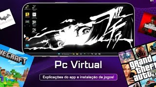 COMO BAIXAR O PC VIRTUAL  E OS JOGOS NO ANDROID E IOS PARA MOBILADOR! 📱💻