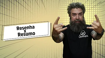 Qual é a principal diferença entre sinopse é resenha?