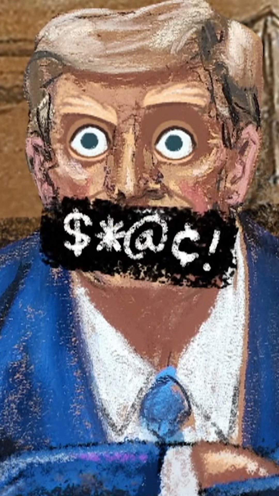Trump wasn’t the only one gagged in court.   #Colbert #Shorts #TrumpTrial #comedy