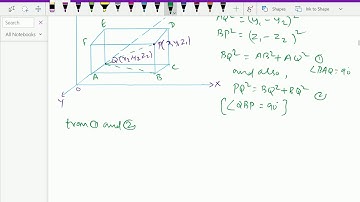 Analytical solid geometry : - ( Distance between two points in space ) - 2.