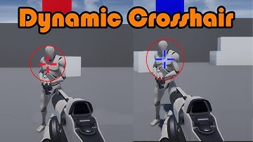 Change Crosshair Colour For Enemy, Teammate and Neutral - Unreal Engine 4 Tutorial