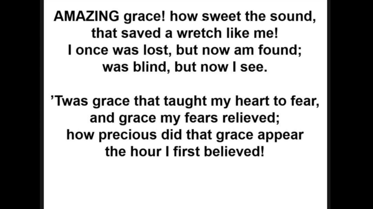 Amazing Grace Lyrics Hymn Meaning And Story