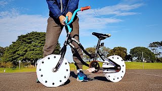 Does a Bike with Paper Wheels Work? by Gonkee 35,961 views 2 years ago 10 minutes, 33 seconds