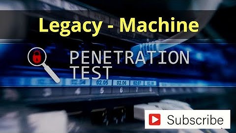 Advanced Penetration Testing Machine in English: Legacy | Craw Cyber Security