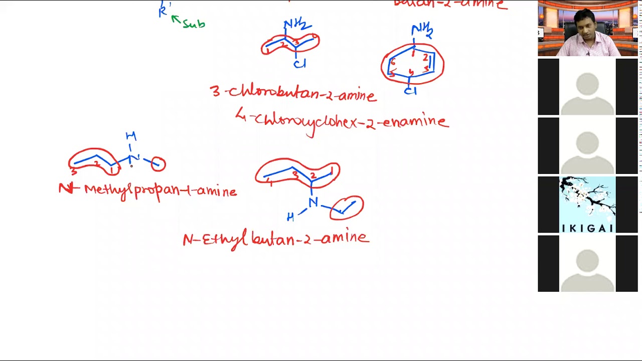 IUPAC Nomenclature of primary, Secondary, Tertiary Amine & primary ...
