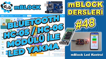 mBlock Bluetooth Modülü HC05 İle LED