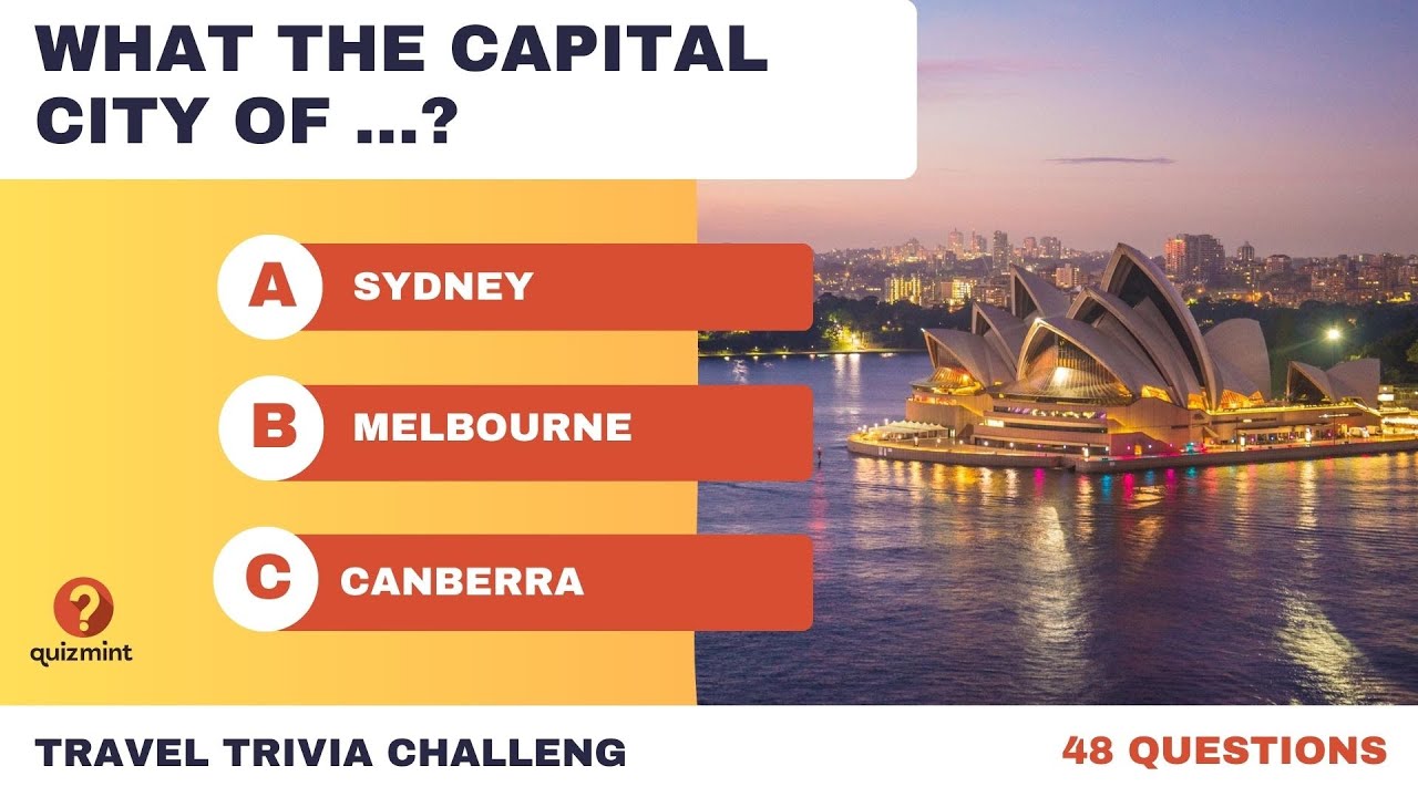 🌎 Travel Trivia Challenge: How Well Do You Know the World? #quiz  #trivia #travel