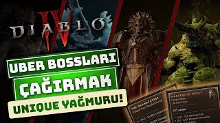 Diablo 4 Yeni Bosslar Nasıl Çağrılır? UBER BOSSLAR - Duriel, Lord Zir, Ice Beast, Grigoire, Varshan