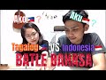 kesamaan bahasaTagalog VS Indonesia タガログ語VSインドネシア語 Language Challange !!