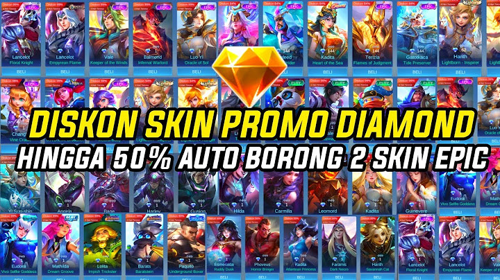 DISKON SKIN SHOP PROMO DIAMOND 2024! HINGGA 50% - AUTO BORONG BANYAK SKIN MENGGUNAKAN PROMO DIAMOND