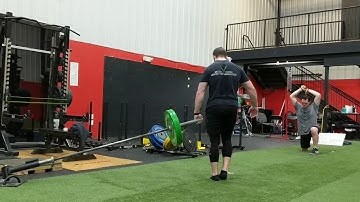 Ipsilateral Landmine Reverse Lunge