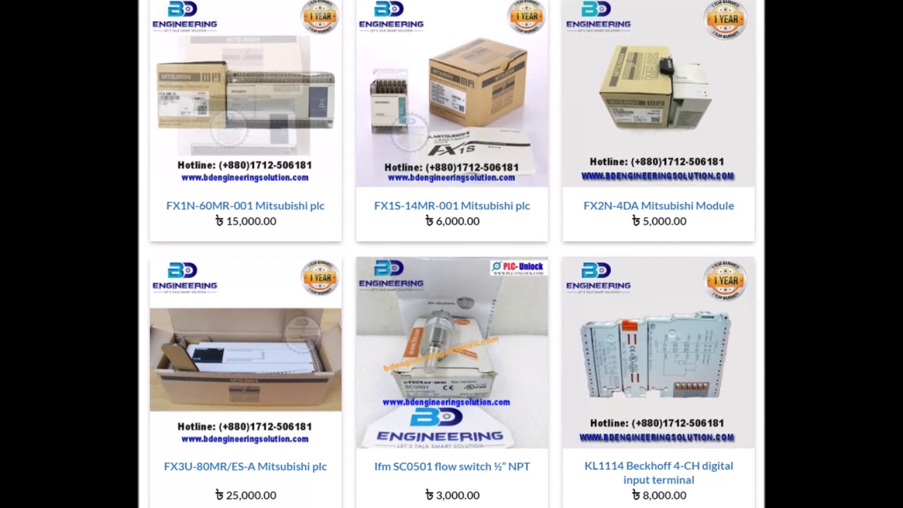 PLC Supplier in Bangladesh - BD Engineering - YouTube