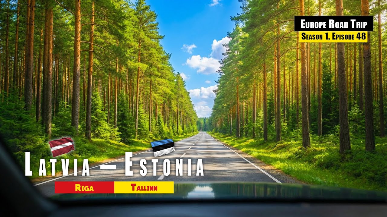 Sensational Long Drive from Latvia to Estonia | Europe Road Trip, S1 Ep48