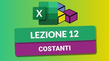 Costanti - VBA Excel Tutorial Italiano 12