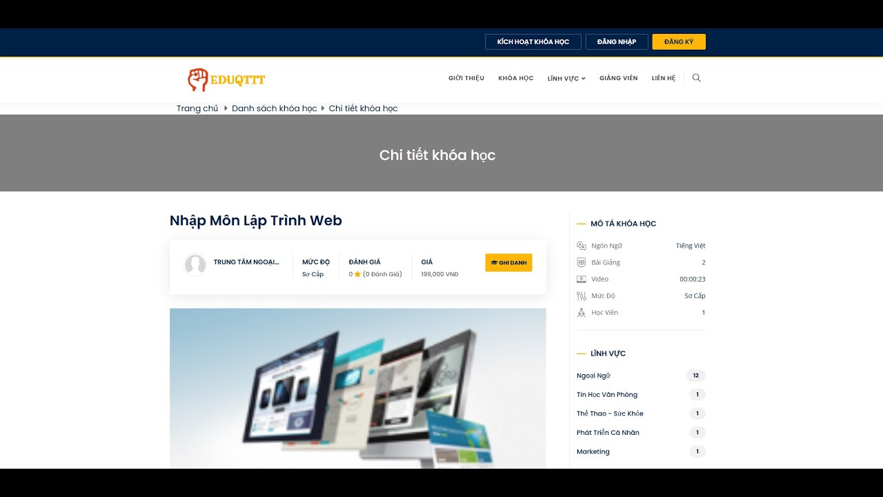 Share Free Source Code Đồ Án Website Quản Lý Khóa Học Laravel Framework ...