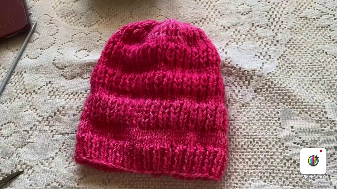 القبعة المنفوخة اوقبعة الريب الإنكليزي English Rib Ice Cap