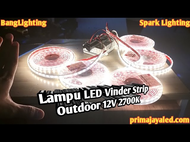 Lampu LED Vinder Strip Outdoor 12V 2700K