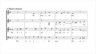 Missa Quarti Toni-Kyrie