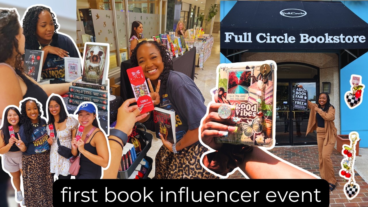 Книжный видеоблог | CREATOR BOOK FAR @ FULL CIRCLE BOOKS, дебют Charm Meet Cute и панельная диску...