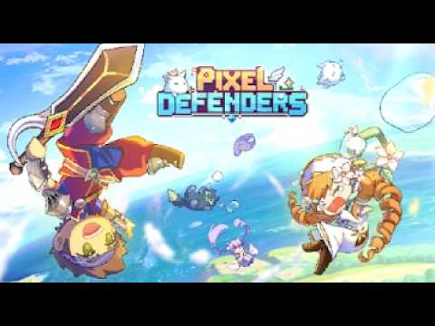[신작 모바일게임] 픽셀 도트 그래픽 수집형 RPG '픽셀 디펜더스' (Pixel Defenders) 플레이. 출시예정 세로화면 2D 디펜스 방치형 머지 RPG 게임 기대작 추천?