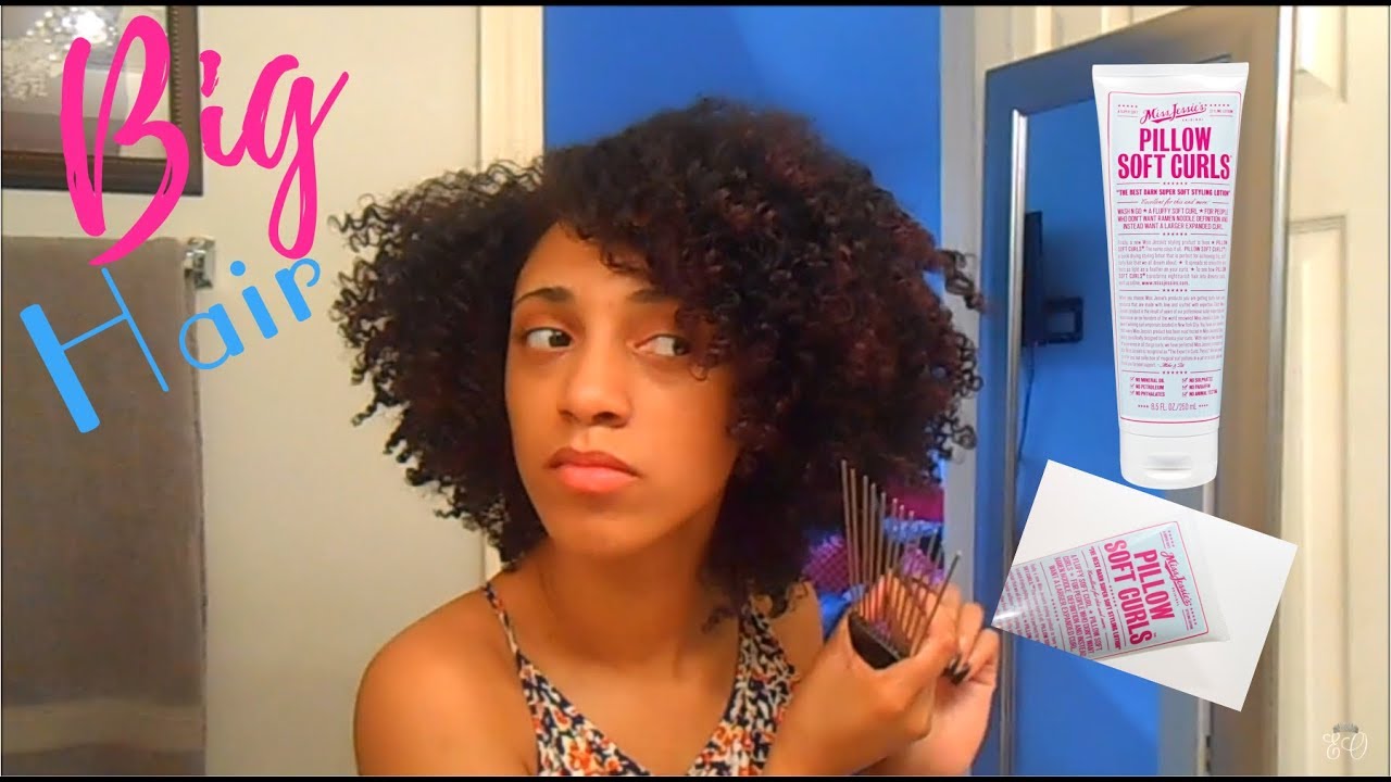 Big Hair Twist Out On Natural Hair Pillow Soft Curls Youtube