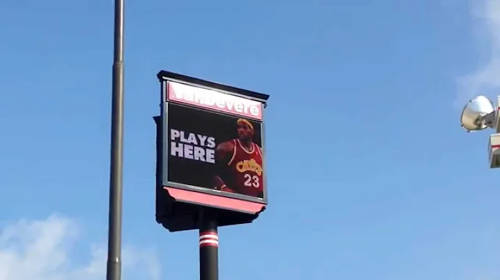 LeBron James Welcome Home VanDevere Sign