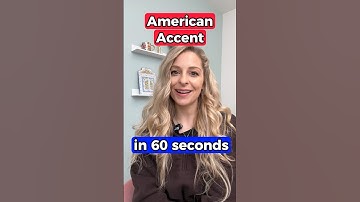 🇺🇸 AMERICAN ACCENT in 60 Seconds #pronunciation #learnenglish