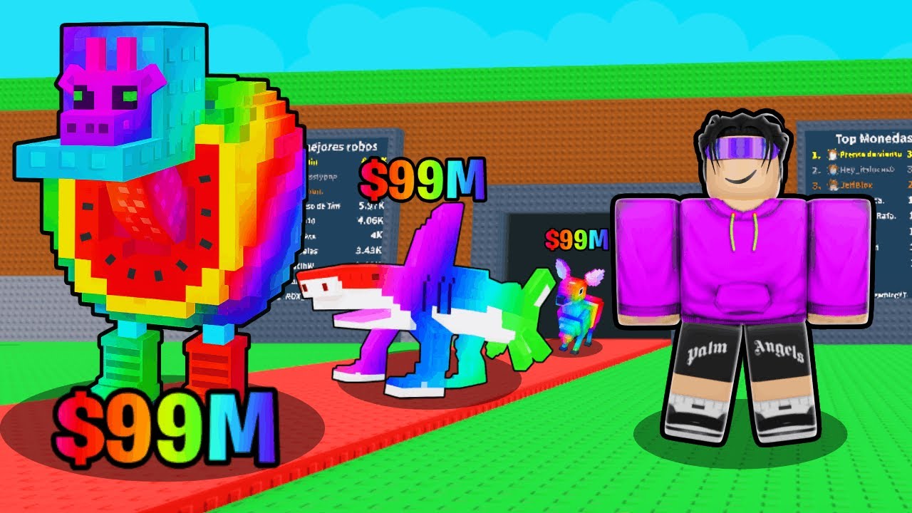 Robé lo NUEVOS BRAINROTS ARCOIRIS 🌈en Steal a Brainrot (Roba un Brainrot)