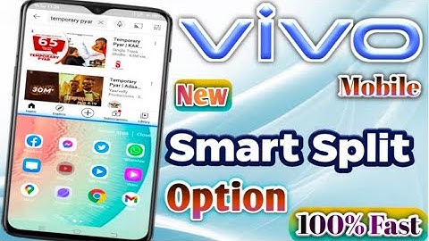 How to new smart split screen option on vivo mobile phones || Vivo smart split screen 2021