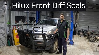видео: Как заменить сальники переднего дифференциала в Toyota Hilux N70 {2005-2015} картинка: Как заменить сальники переднего дифференциала в Toyota Hilux N70 {2005-2015}