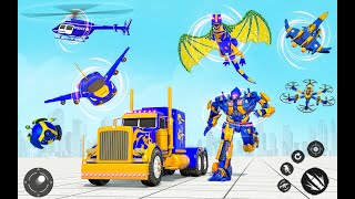 Police Car Robot Transform War Game || 3D Unity Best Police War Game screenshot 3