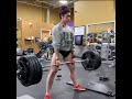 Natasha Aughey Deadlift 465lbs. Fitness Model.