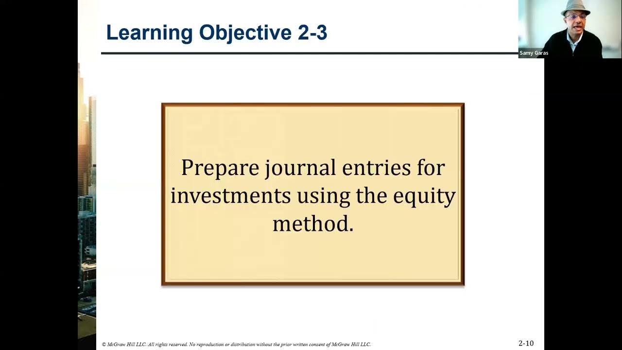 Lecture 1 fair value method vs equity method youtube